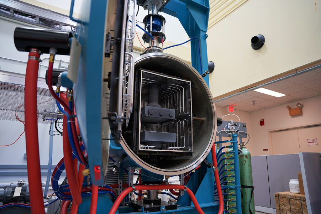 The new Hot Press Furnace at NC State University's Centennial Campus.