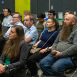 Audience members listen to Sergei Kalinin lecture.