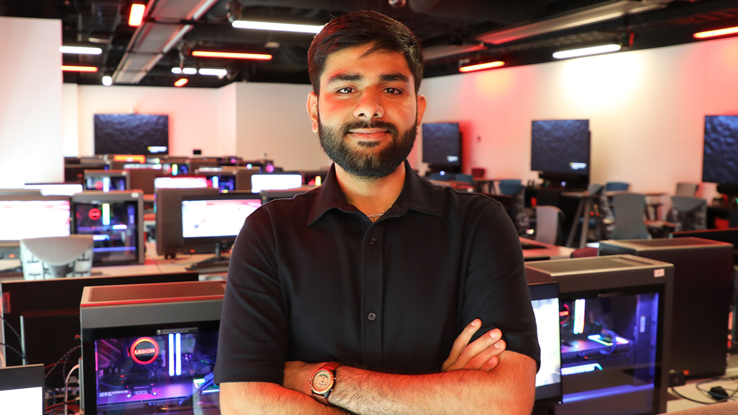College of Engineering Masters student Raj Madhu