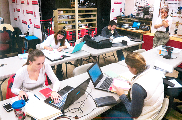 Students in the MES program