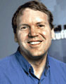 man wearing a blue shirt