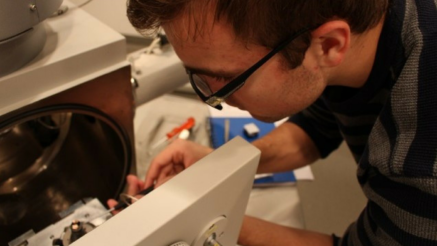 researcher in lab