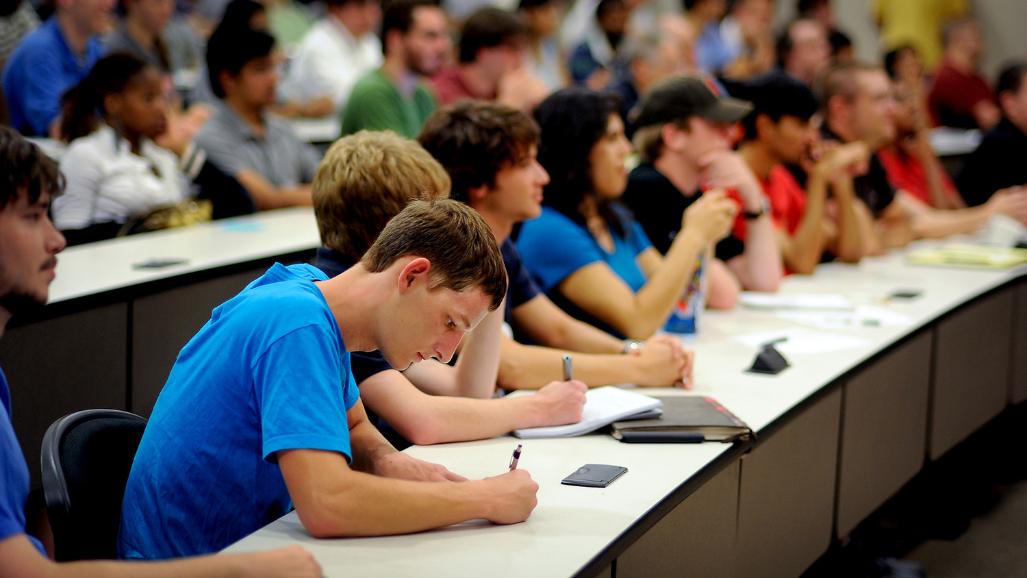 students in a classroom