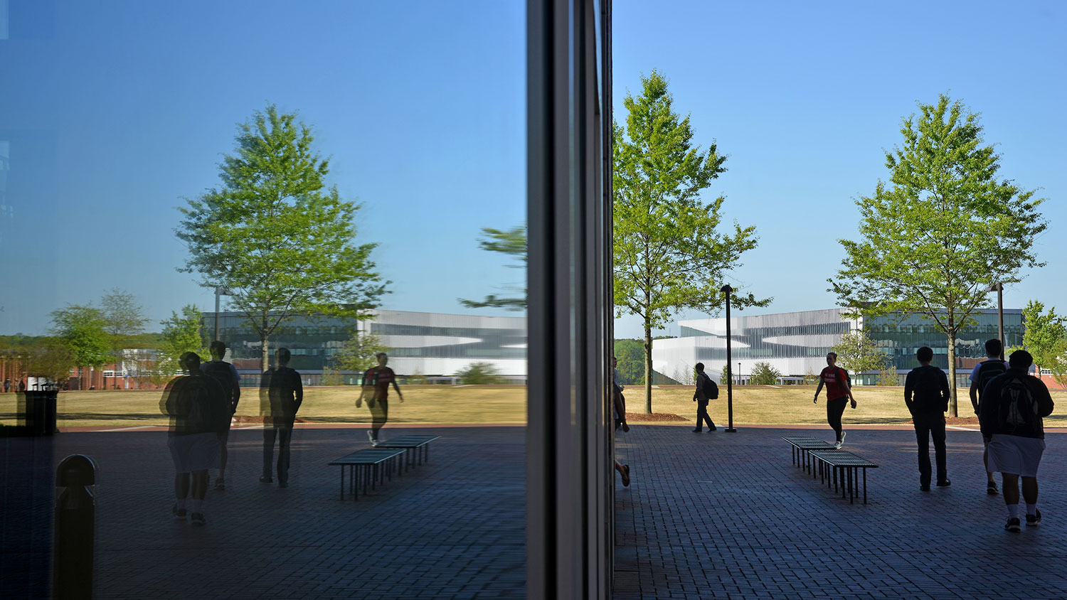 Students changing class