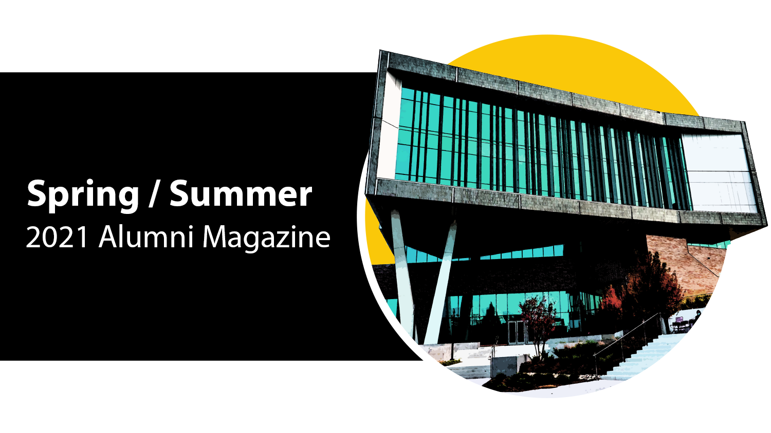 stylized image of Fitts-Woolard Hall