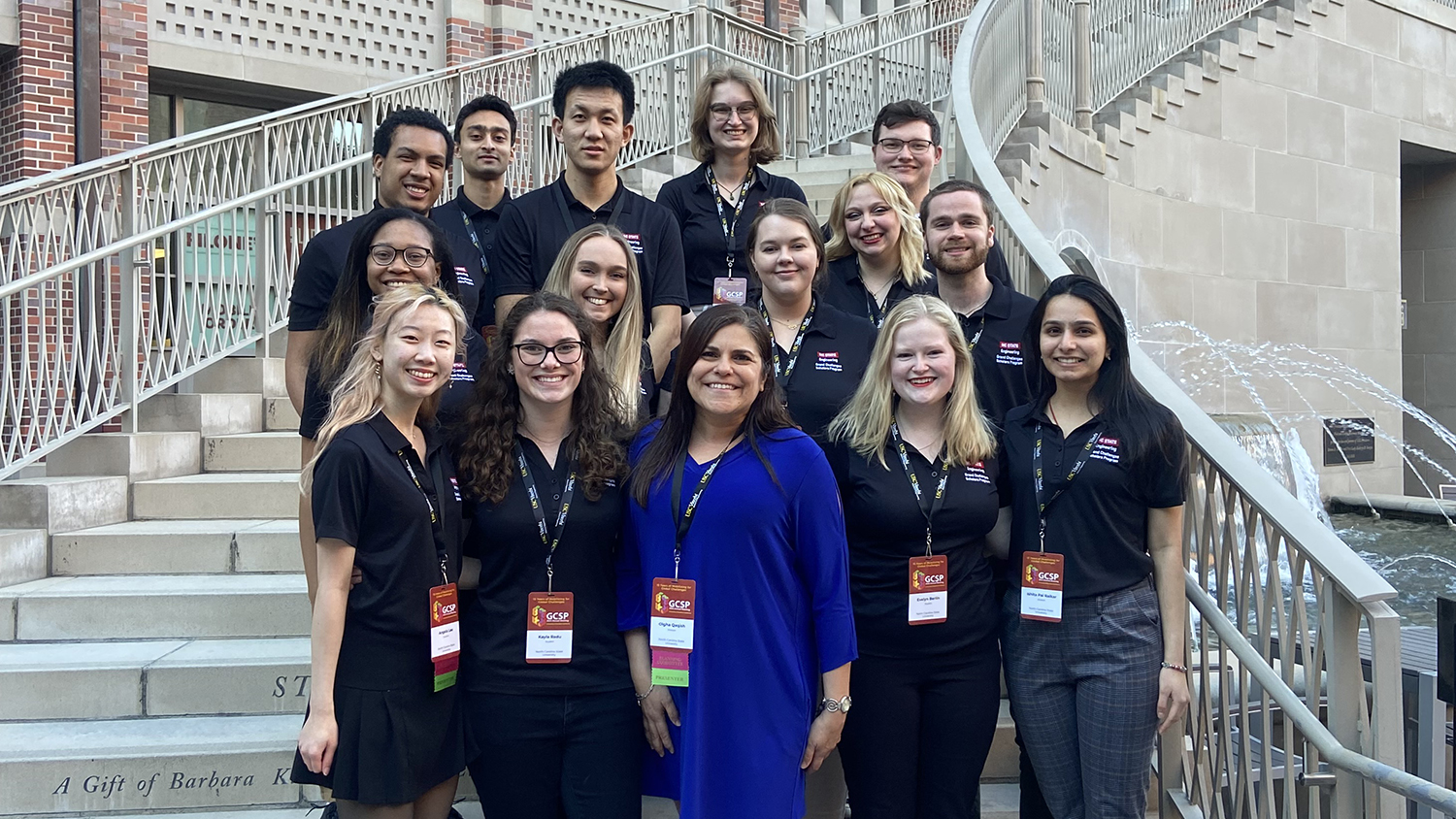 Group of Engineering Grand Challenges scholars pose for a group picture.